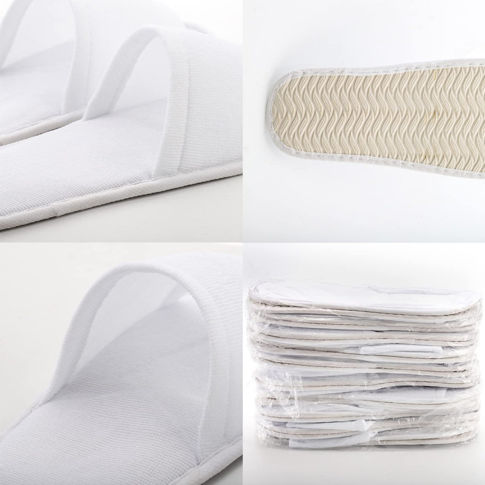 Frcctre individually wrapped disposable slippers for easy packing and disposal