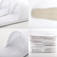 Frcctre individually wrapped disposable slippers for easy packing and disposal