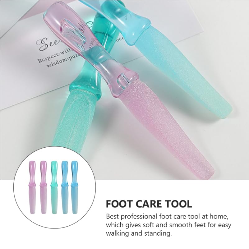 FRCOLOR foot file durable plastic construction for long-lasting use.