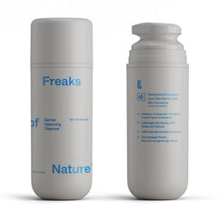Freaks of Nature Barrier Balancing Cleanser bottle showing gel-to-foam transition for balanced skin.