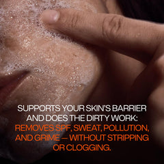 Freaks of Nature Barrier Balancing Cleanser dermatologist-tested vegan formula for sensitive skin.