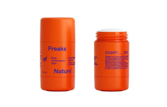 Freaks of Nature reef-safe packaging and eco-friendly design.