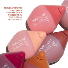 Freck Beauty Cheekslime blended natural flush suits diverse skin tones.