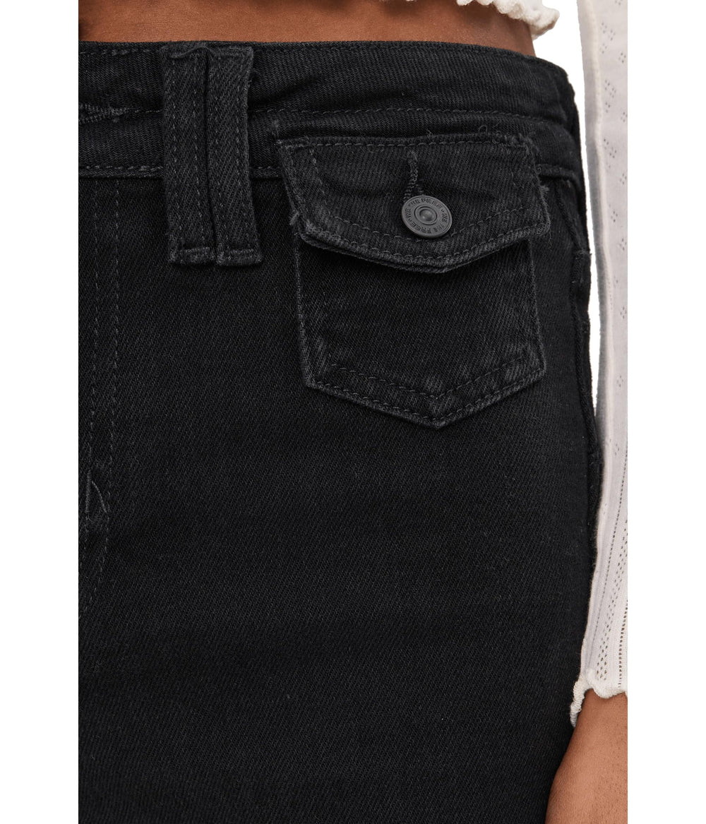 Free People Kellee high-rise palazzo pants, pocket detail, practical day-to-night wear.