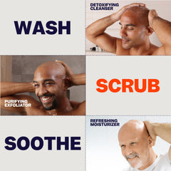 Freebird Daily Skin Maintenance visual showcases a complete routine for clean, nourished skin.