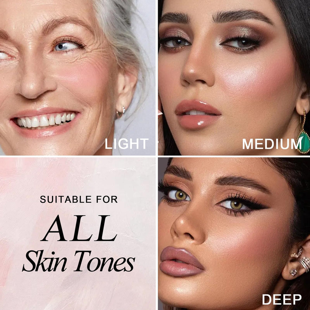 FREEORR baked makeup palette blush shimmer for luminous apples