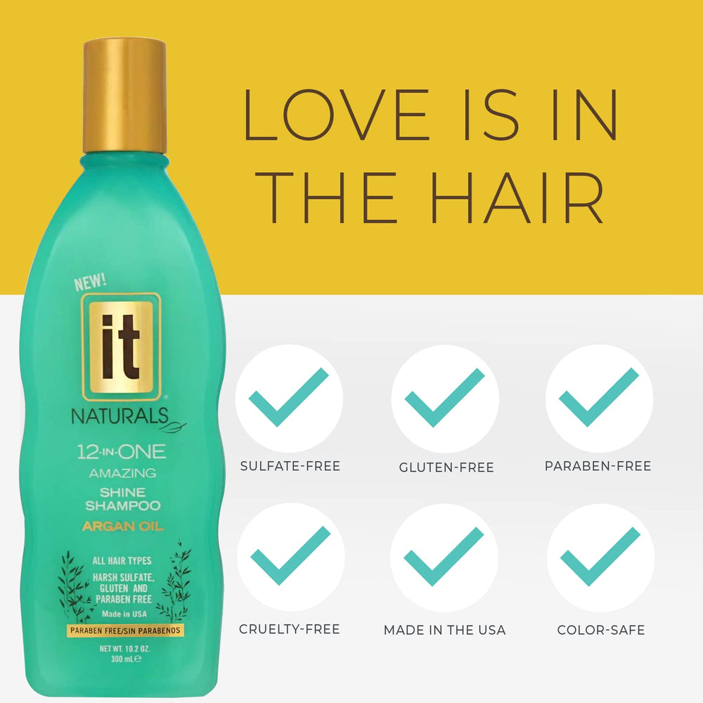 Freeze It IT Naturals Argan Oil Shampoo ingredients-closeup emphasizes argan abyssinian and avocado oils.