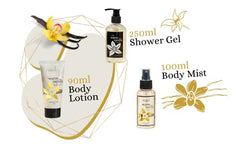 Freida and Joe Warm Vanilla Bath Salt for spa-like renewal.