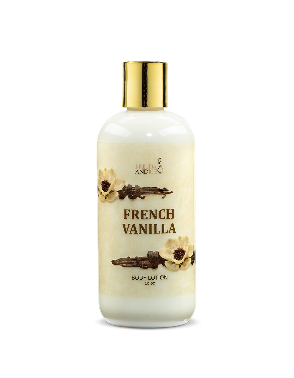 Freida and Joe Home Spa Gift body mist bottle with long-lasting French Vanilla aroma.