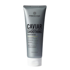 FRENCCIGA Caviar Hair Mask bottle pour demonstrates nourished, luxurious hydration