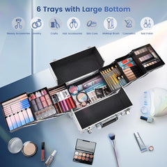 Frenessa waterproof surface protects cosmetics during outdoor trips.