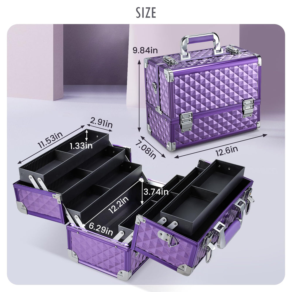 FRENESSA durable ABS aluminum construction protects contents from impact.