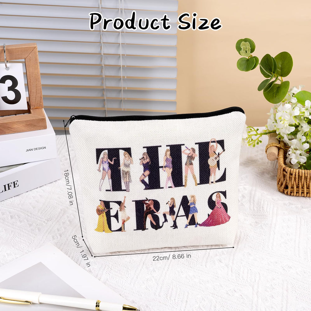 Frerdui Singers Merch makeup bag open zip for quick access to cosmetics
