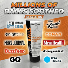 Fresh Balls Cream texture shown, silky finish and talc-free
