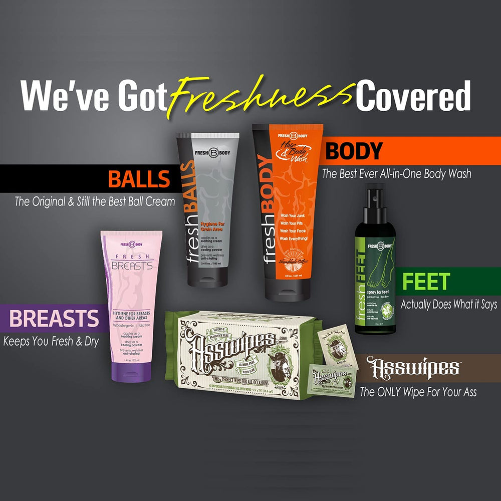 Fresh Body FB product shot highlighting USA-made formulation