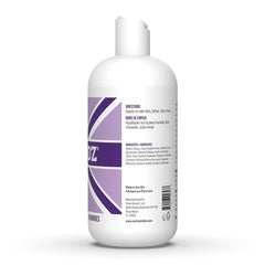 Close-up of Fresh Kidz body wash noting vanilla and jasmine scent notes.