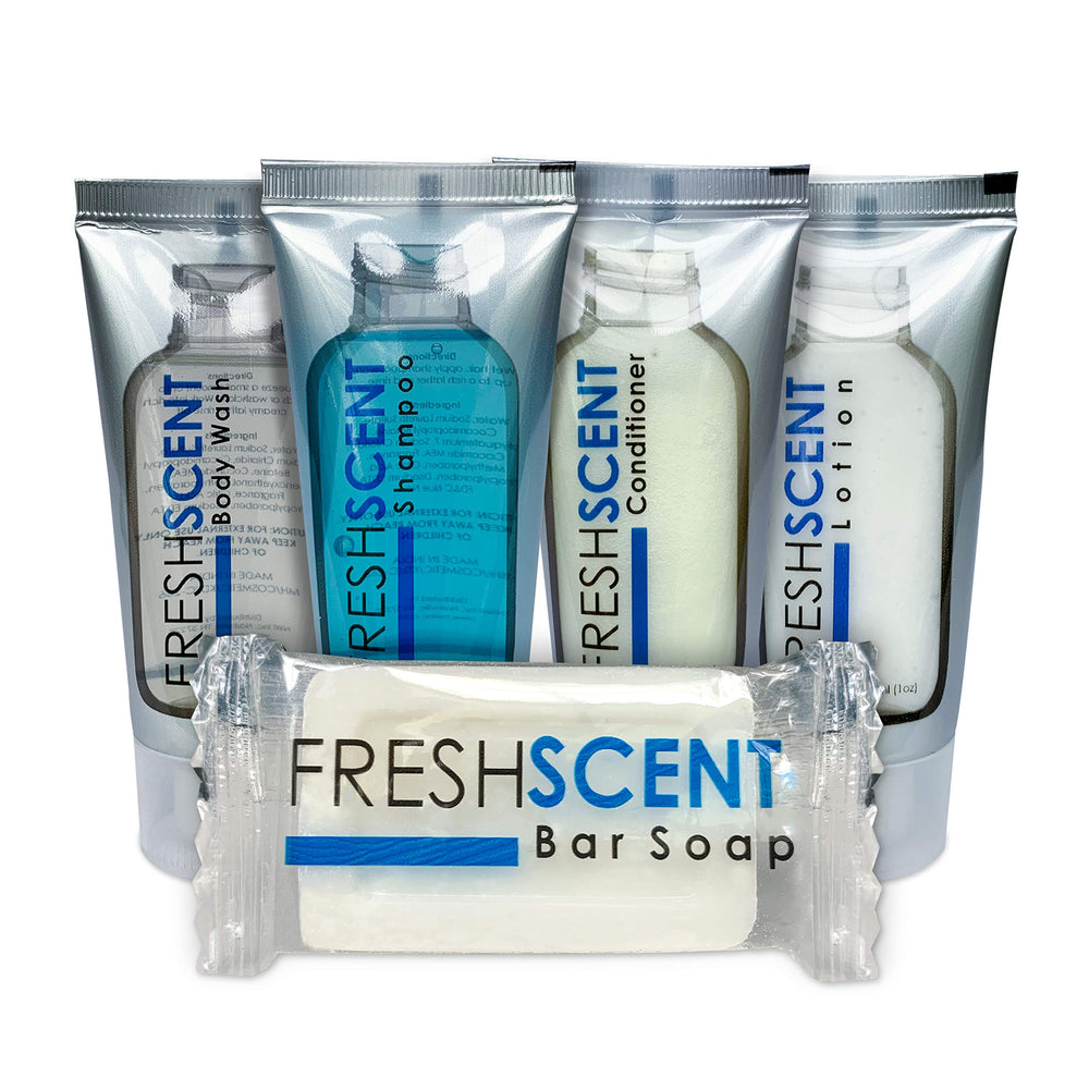 Freshscent body wash packaging case illustrates bulk shipping and storage