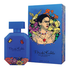 Frida Kahlo Blue Deluxe Edition bottle showcases bold artistry for daily wear.