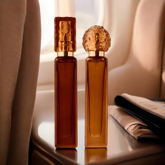 Fridays with Tab & Chance EDP Traveler Set front bottle, compact travel size for on-the-go wear.
