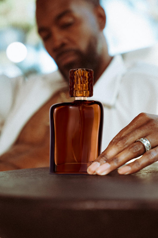 Fridays with Tab and Chance His Business bottle front, premium everyday elegance