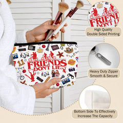 Friendship Makeup Bag doubles as a travel organizer for toiletries and essentials.