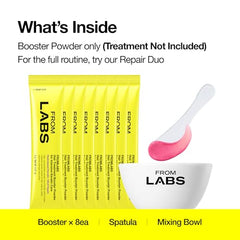 FromLabs booster powder beside Protein Capsule Hair Repair Treatment.