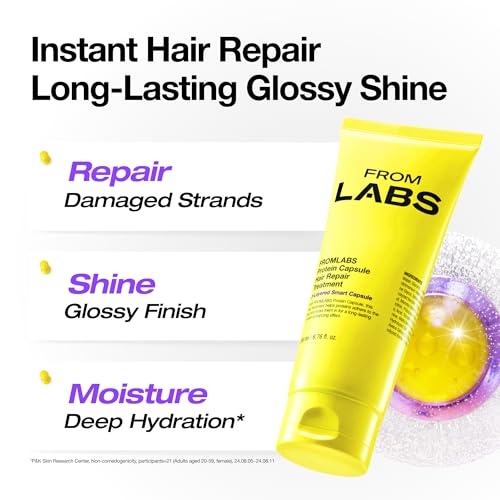 FROMLABS Hair Repair detangling scene showing knot-free, smooth hair