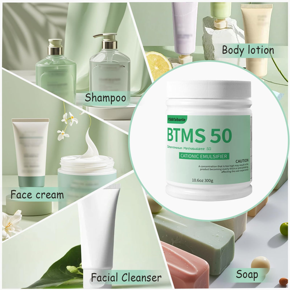 FSbbTaibanle BTMS 50 ingredients image highlights rapeseed and coconut-palm oils for natural formulation.