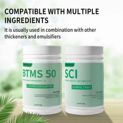 FSbbTaibanle BTMS 50 cream base delivers a soft, powdery skin feel.