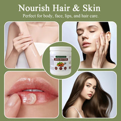 FSbbTaibanle shea butter melts in hand for easy application