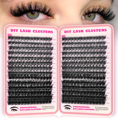 FTBZCF lash clusters packaging for at-home extensions and value