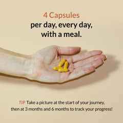 FullyVital capsules daily routine with glass of water imply simple daily routine.