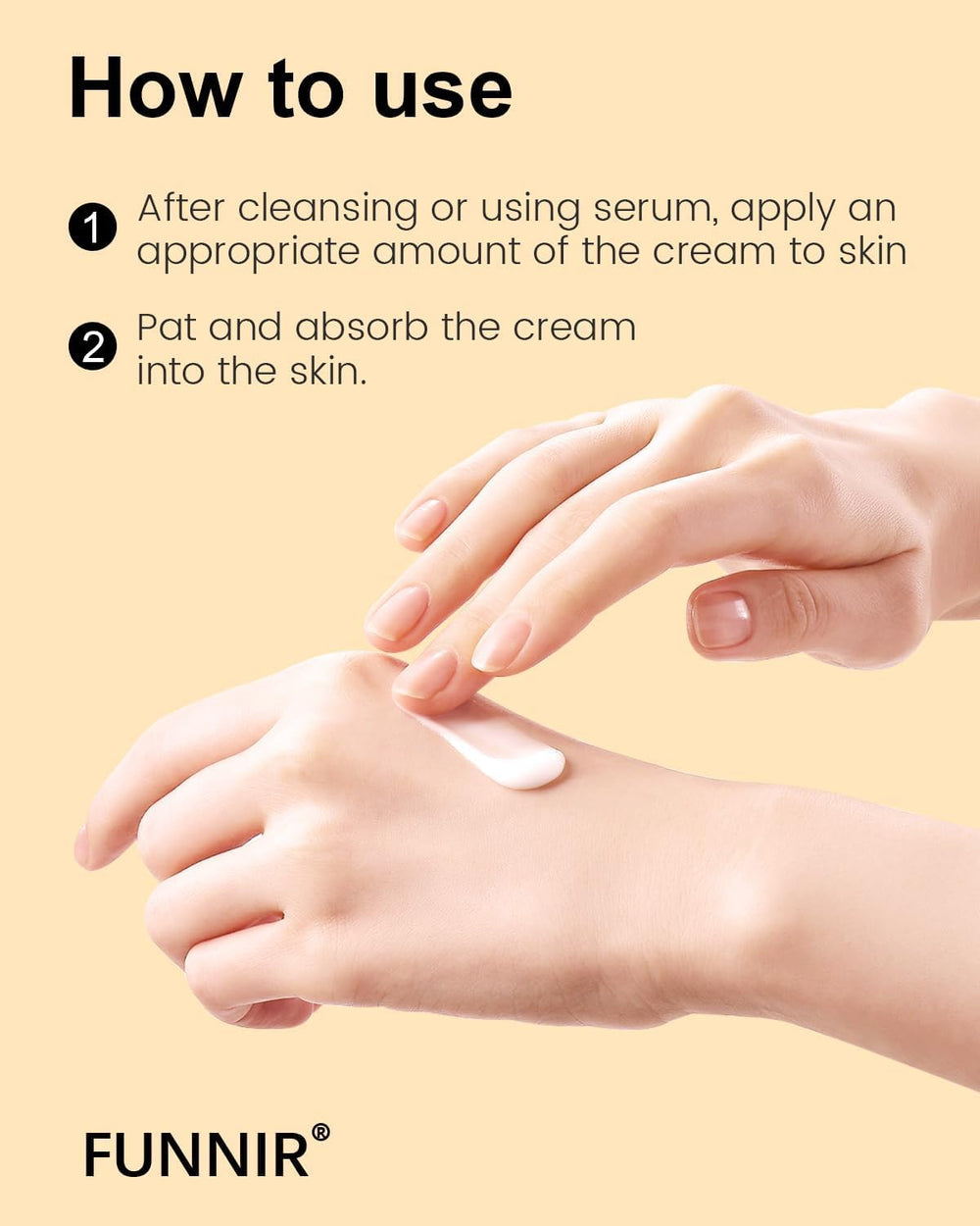 FUNNIR brand logo packshot indicating all skin types suitability