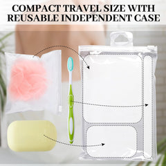 Funnymoom loofah case and travel bag keep items organized.