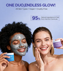 FunRoyal Glow Masks Set spa routine on vanity for at-home glow.
