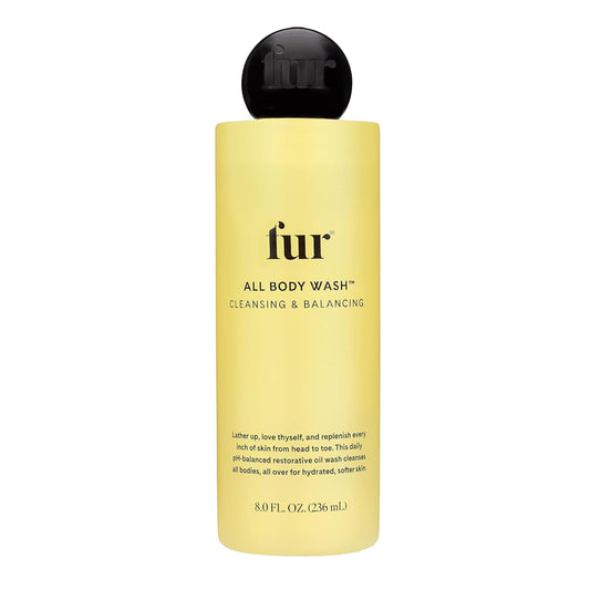 Fur All Body Wash dispenser pour for easy application