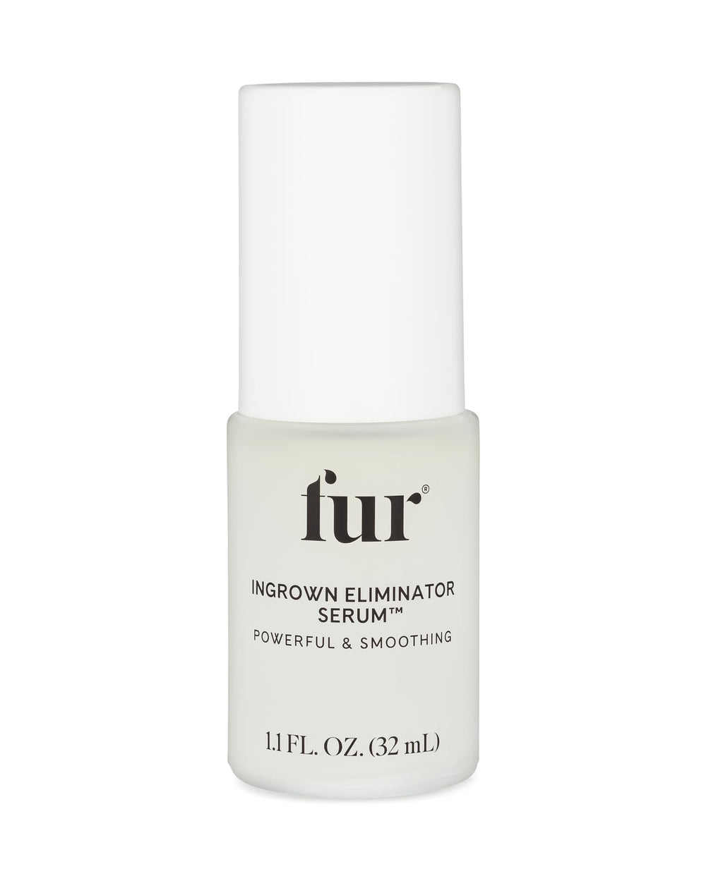Fur Ingrown Eliminator Serum bottle for post-hair removal smoothing.