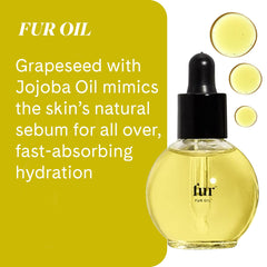 Fur Ingrown Hair Care Duo step 1 oil application softens cuticles and skin.