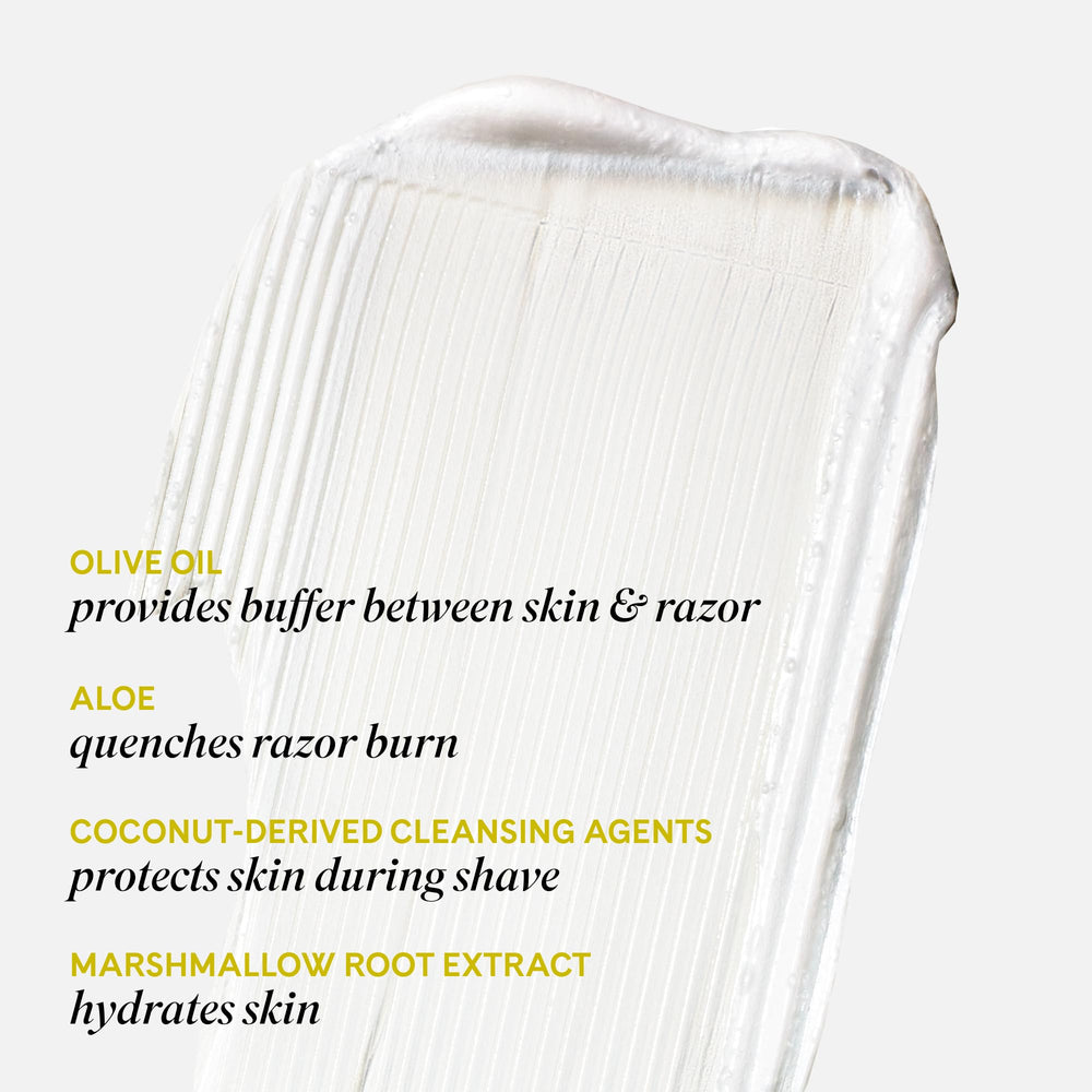 Fur Shave Cream foamy lather spreads smoothly for a close, comfortable shave.