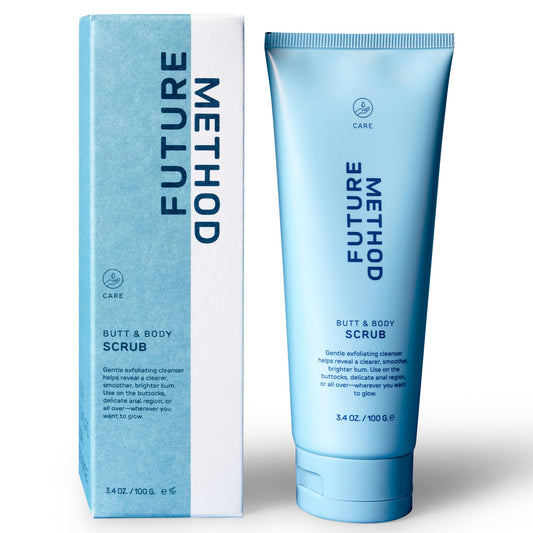 Future Method butt scrub tube exfoliating cleanser for smoother skin