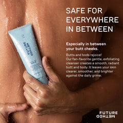 Future Method hyaluronic acid and jojoba oil swirl illustrating hydration