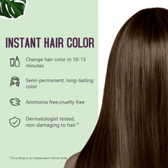 Fvquhvo gray hair coverage closeup shows natural root blending.