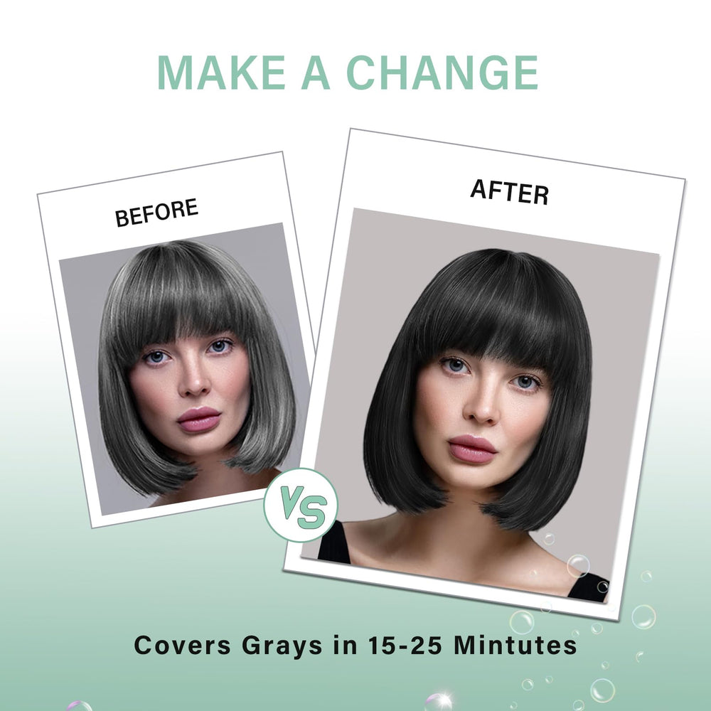 Fvquhvo shampoo creates a rich, gentle color for all hair types.