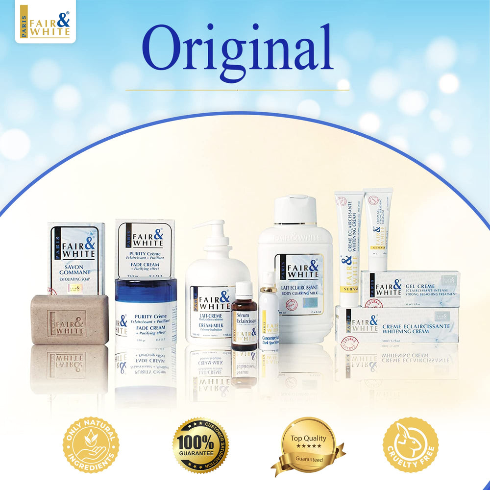 F&W Original Skin Brightening Cream front view of sturdy jar