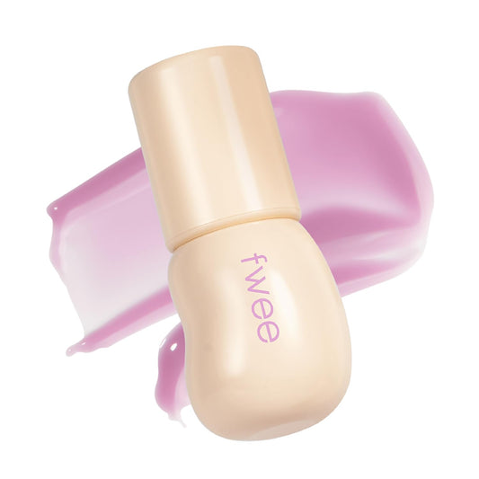 fwee 3D Changing Gloss lavender bottle showing long-lasting shine and sleek packaging