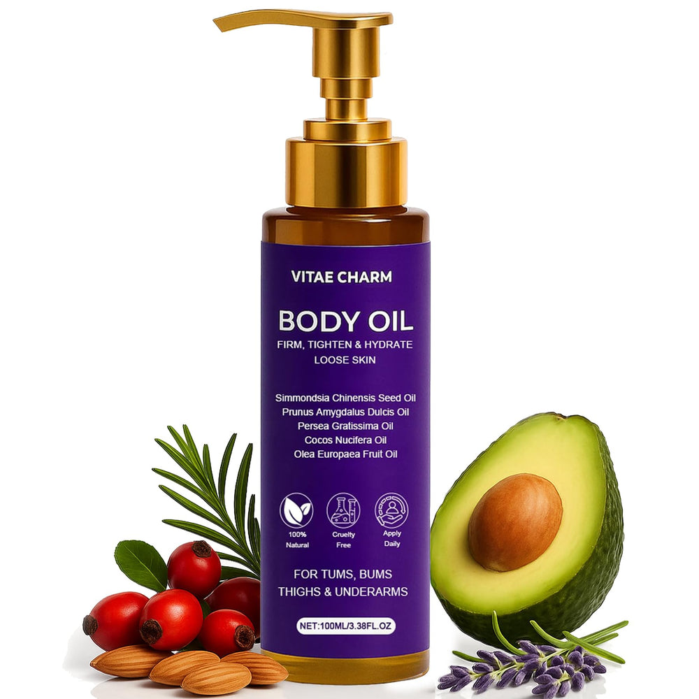 FWPTEI Vitae Charm bottle pour shows luxurious oil and rapid hydration