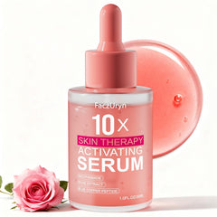 Fymiox Red Light Serum bottle highlighted for daily skincare routine and hydration