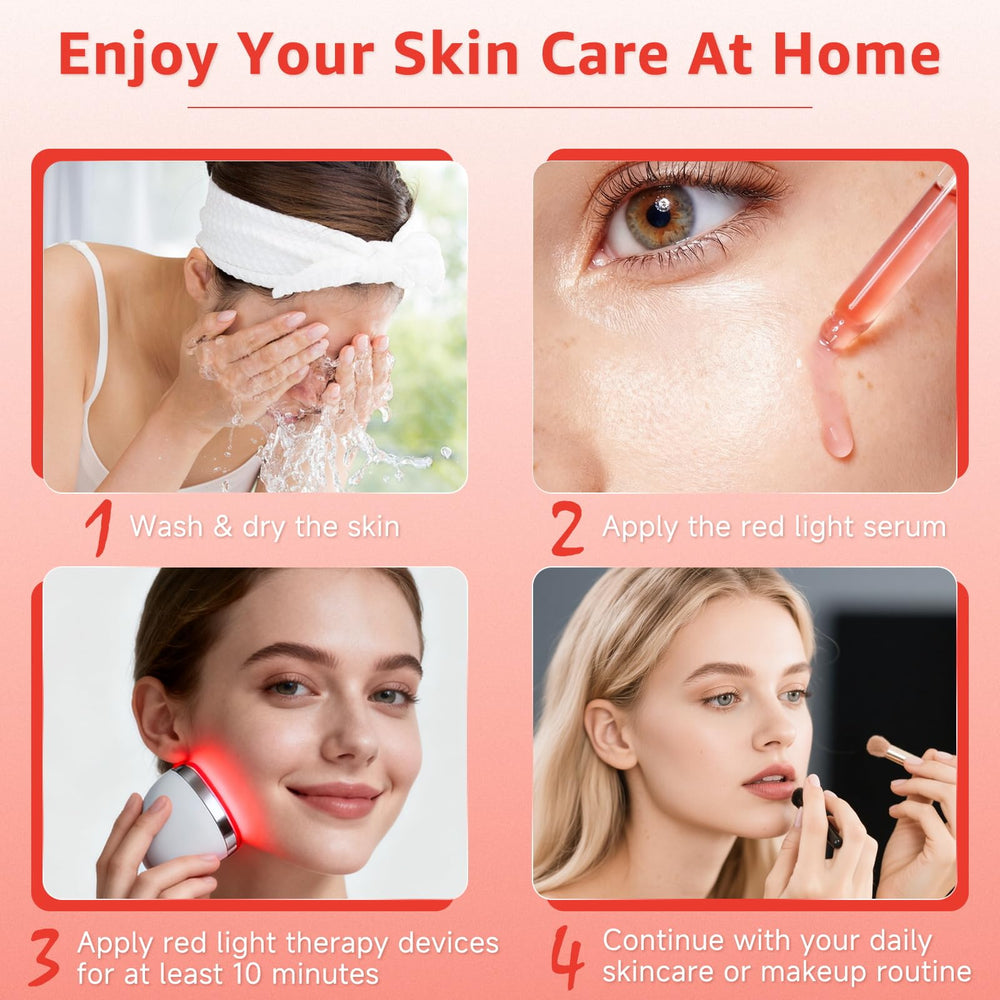 Device-ready formula with red light therapy compatibility