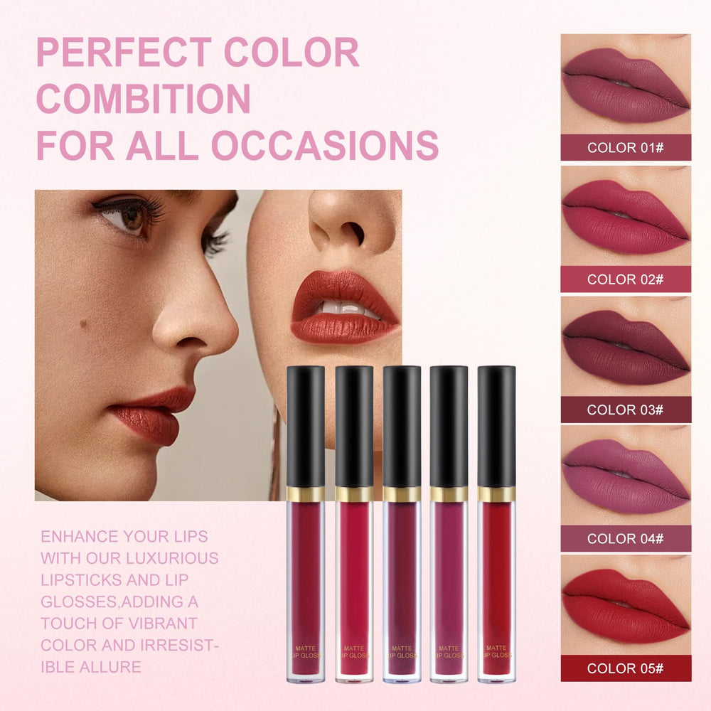 Fynqwor lip gloss adds long-lasting shine and smooth texture.