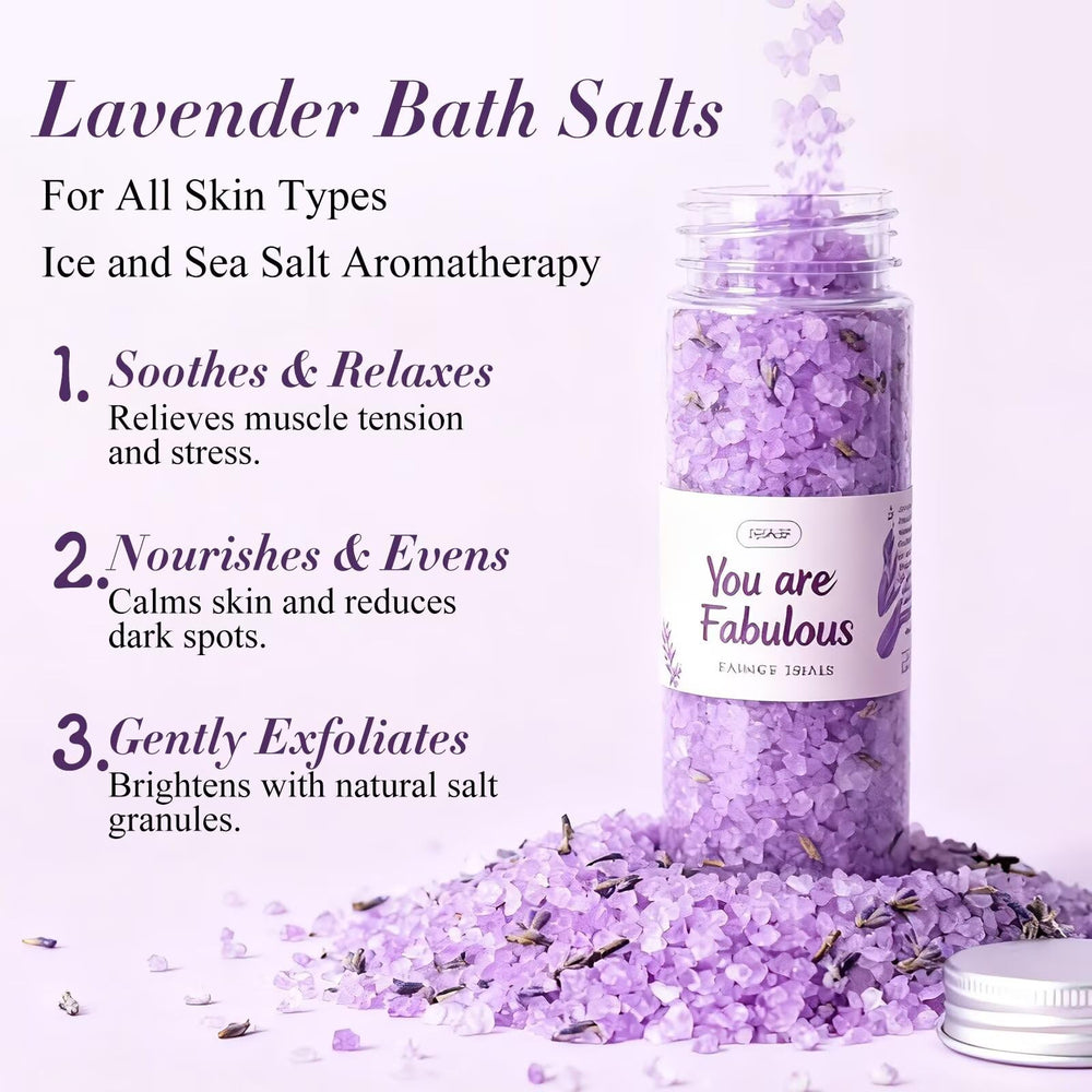 Fyroax lavender bath bombs create a calming, scented soak for relaxation.